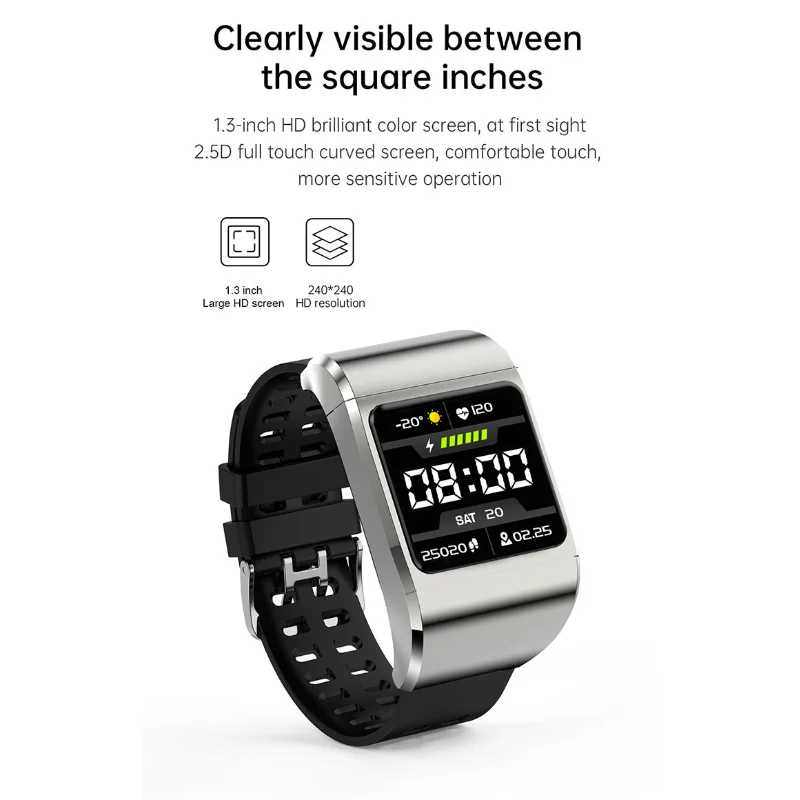 G36pro New Smart Watch Men Bluetooth Call 2-in-1 TWS Earphone Heart Rate Blood Pressure Monitor Multifunctional Sports Bracelet