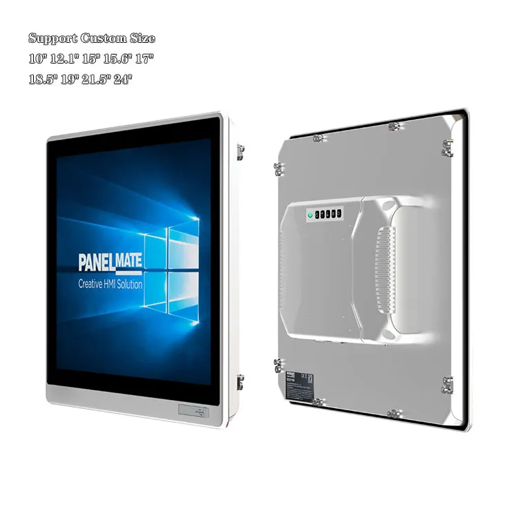 

15 Inch Rugged Industrial LCD Capacitive Touch Screen IP65 Waterproof USB LCD Industrial Display Touchscreen