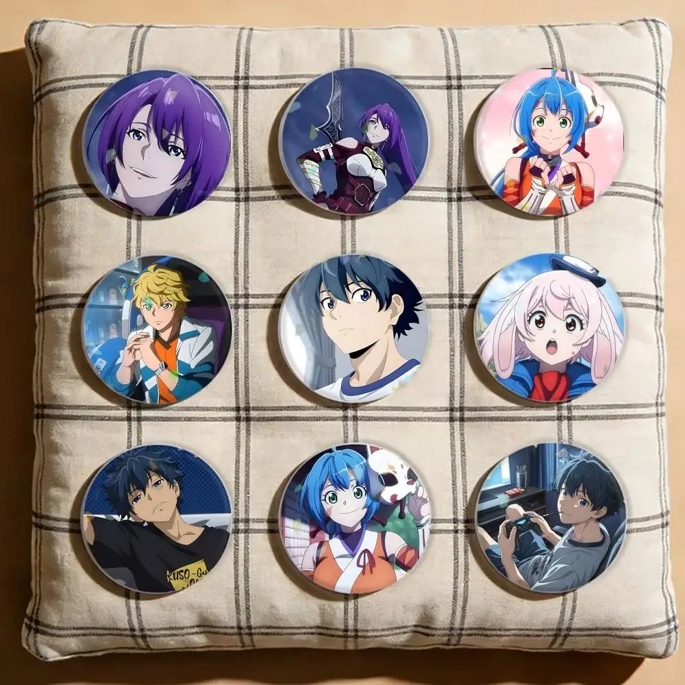 

Shangri-La Frontier Laser Badge Creative Pins Brooch for Bag Clothes Hat Decor Gifts Fans Collect