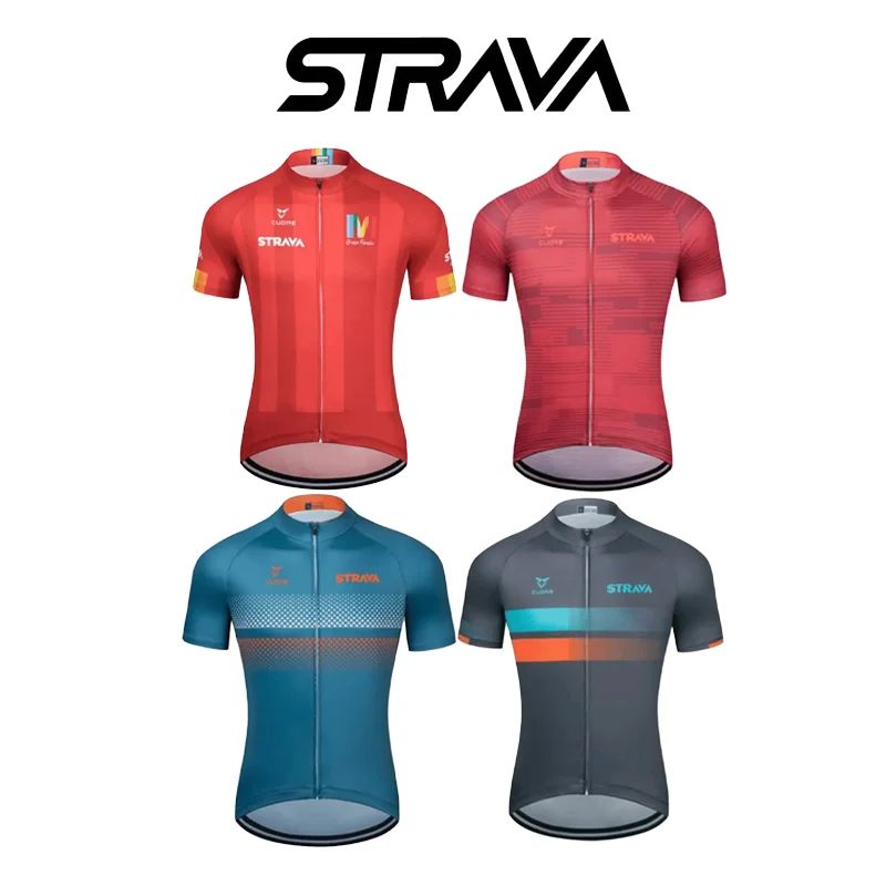 

Мужская велосипедная одежда Strava, велосипедные шорты, спортивный комплект для шоссейного велосипеда, Джерси для горного велосипеда, дышащая летняя одежда, профессиональная тренировка