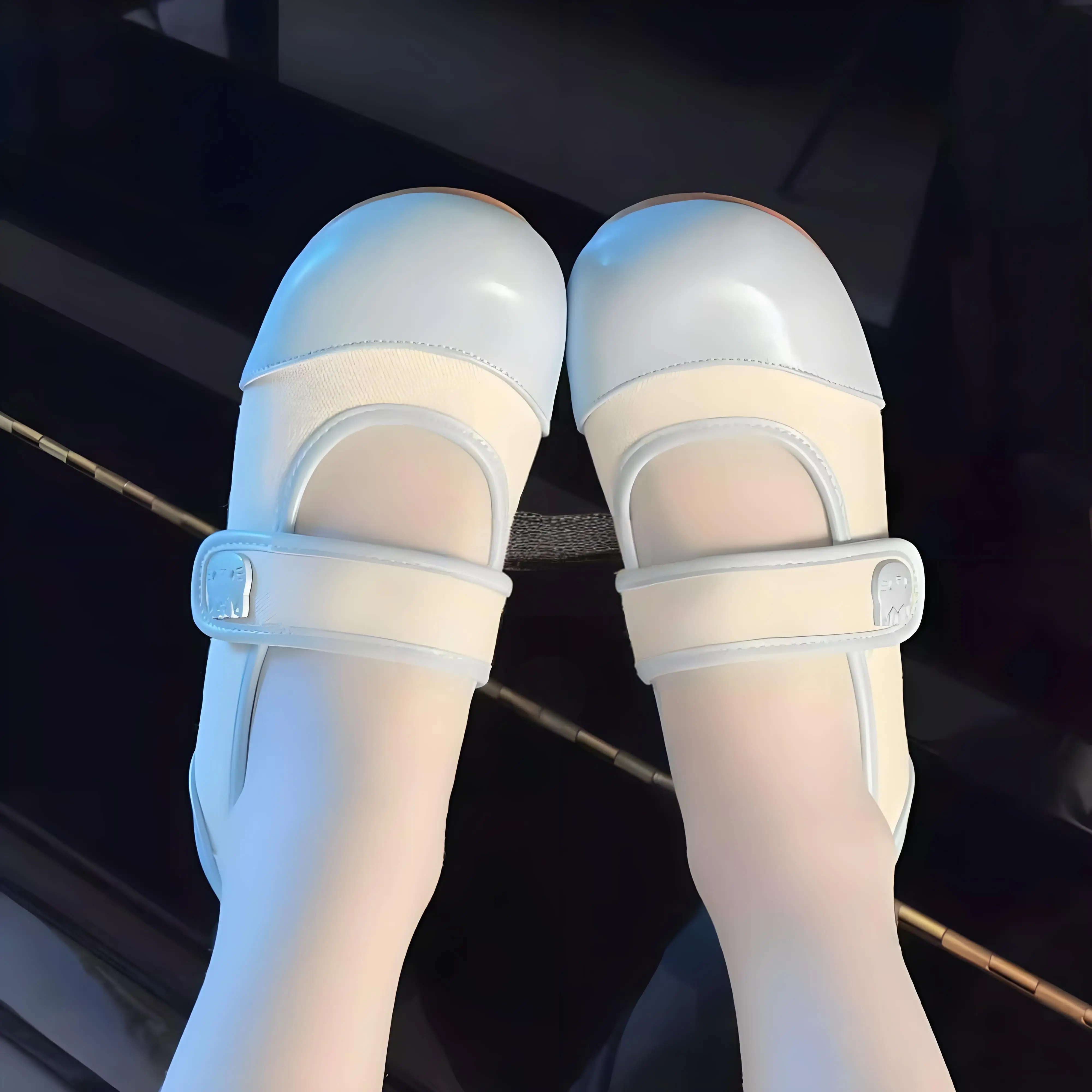 Game Honkai:Nanafey Nana Wu Cosplay Schoenen Laarzen Platte Enkele Lolita Schoenen Witte Pluche Hoed Halloween Carnaval Party Prop Voor Vrouwen