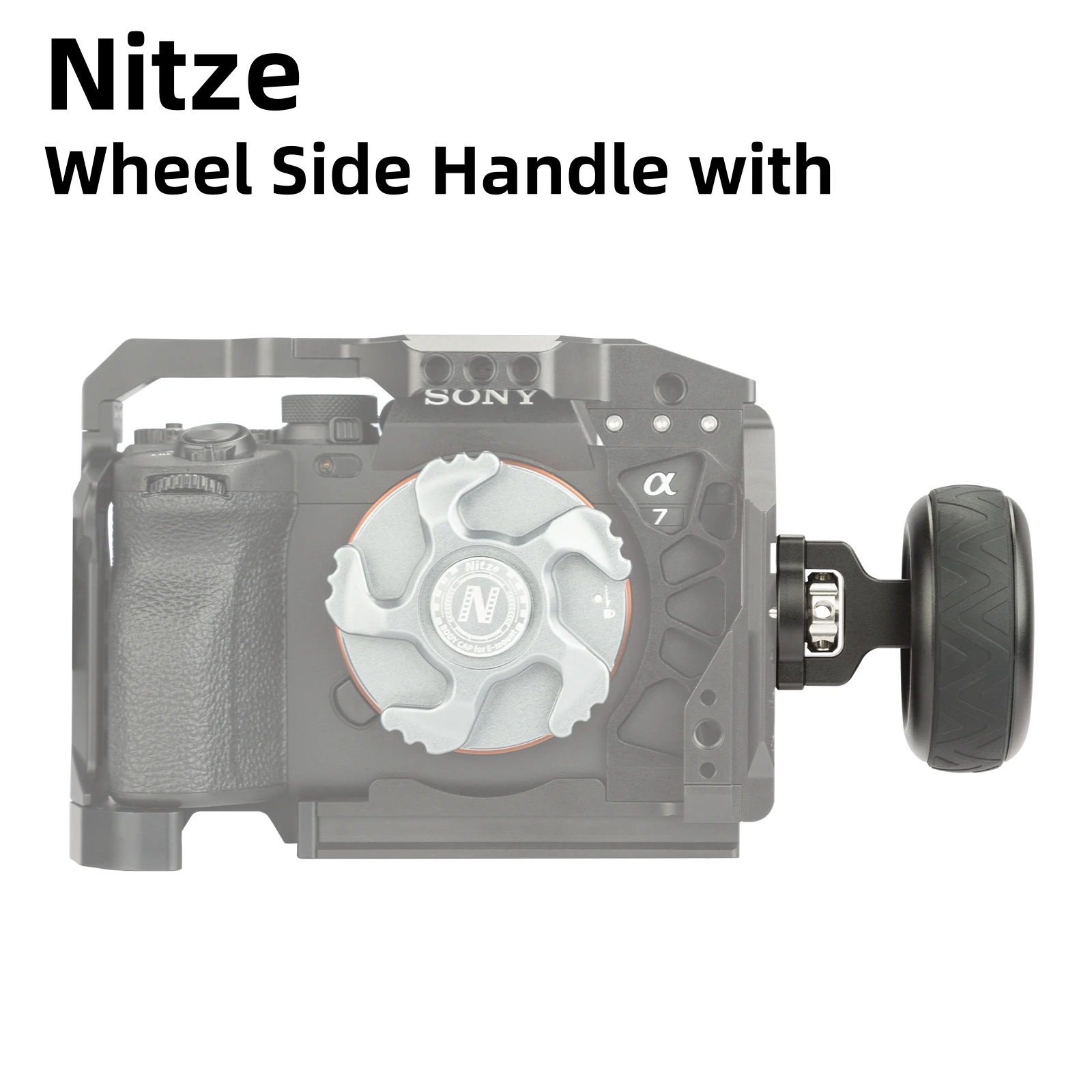 Nitze Wheel Side Handle PA31E with 3/8” Screw and Detachable Locating Pins