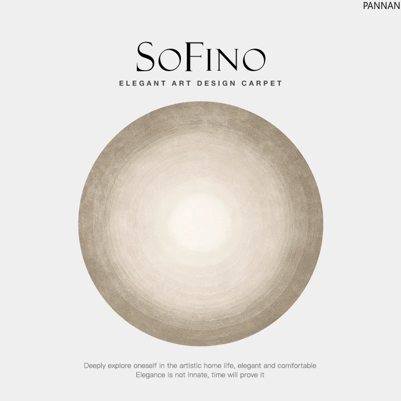 tapis-rond-de-luxe-leger-haut-sens-gris-beige-couleur-unie-changement-progressif-pour-salon-canape-chambre-a-coucher