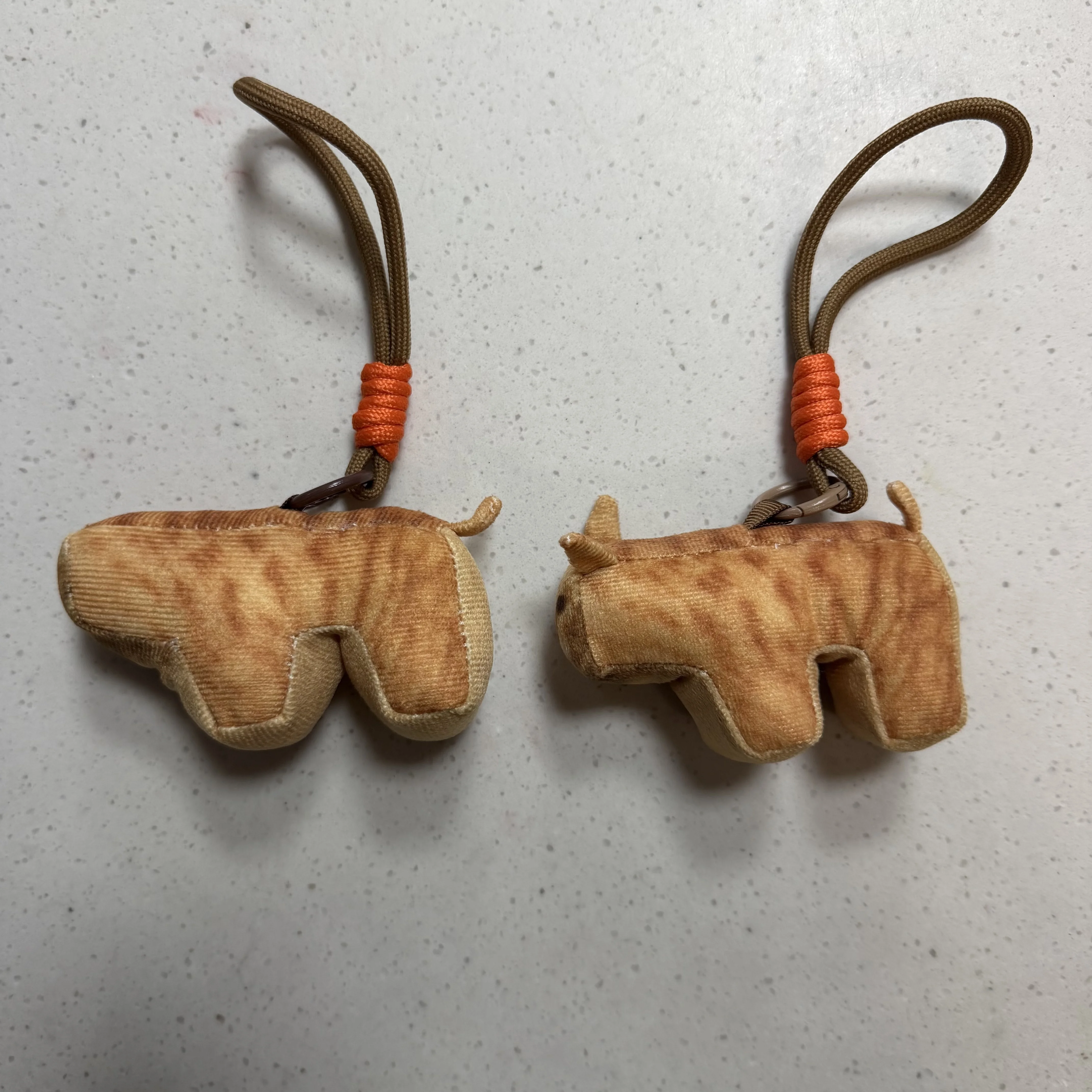 Funny Round Head Orange Cat Meme Plush Keychain Soft Stuffed Pendant Creative Cartoon Backpack Bag Decor Gift