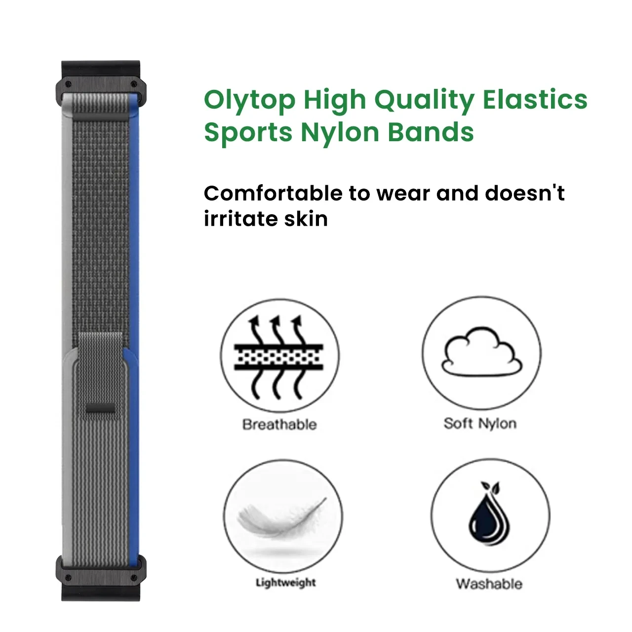 Fenix 8 47mm 51mm Sport Loop Nylon 26/22mm Watchband For Garmin Fenix 6X 6 Pro 5X 5 Plus 7X 7 Strap Enduro 3 2 Quickfit Bracelet