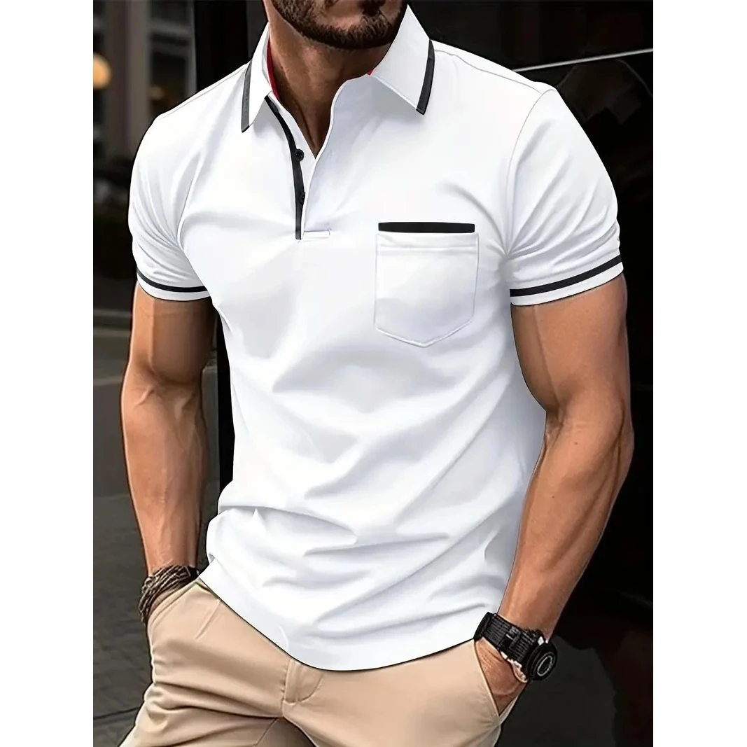 

Мужской Spor irt с Button ket Summer Qui Dry Cotton Blend hine Waable ort Sve Свободный крой однотонный
