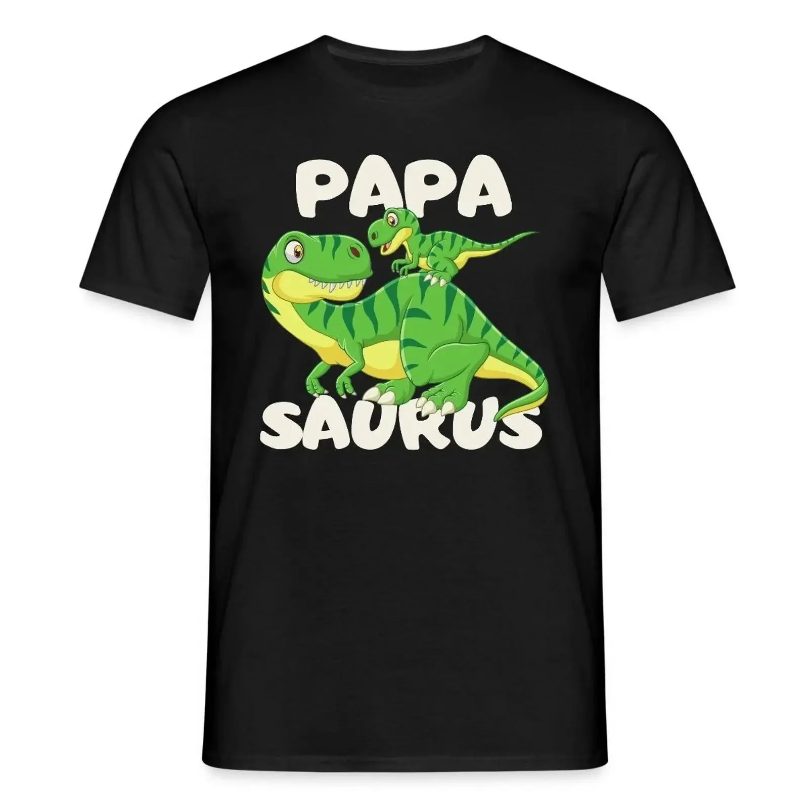 Papa Saurus Dinosaurier Vatertag Lustig Männer T Shirt vintage Washed Casual designer clothes Slightly graphic streetwear