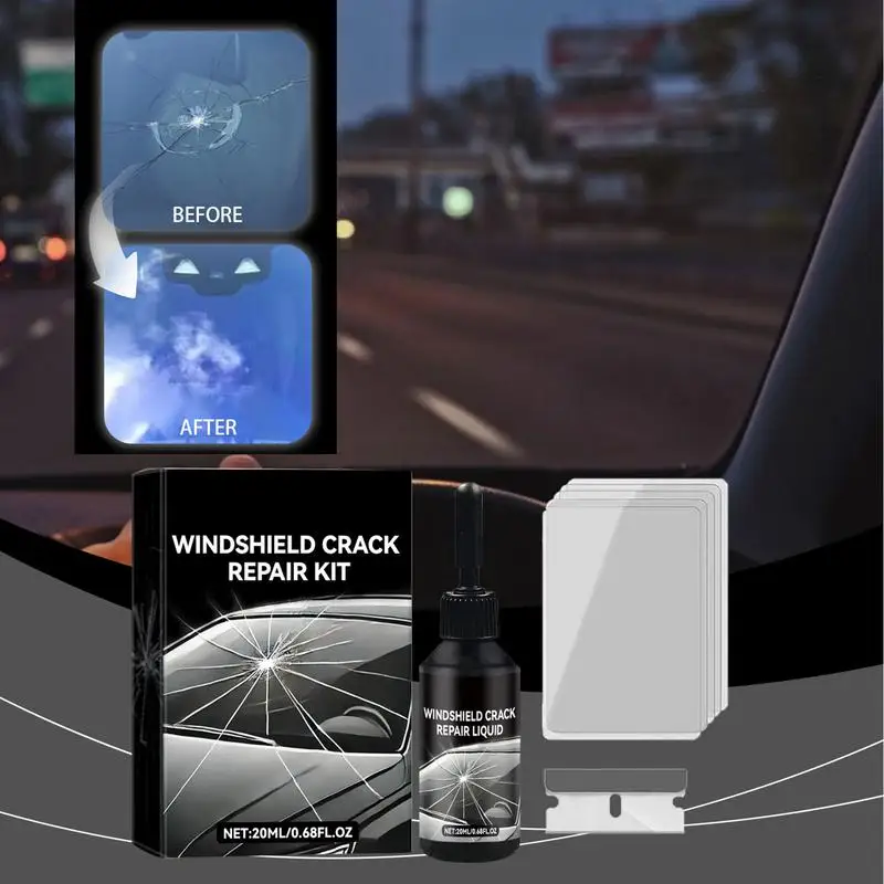 

Car Glass Repair Fluid Car Glass Repair Fluid Automotive Front Windshield Nano Repair Fluid Kit For Cracks Scratches