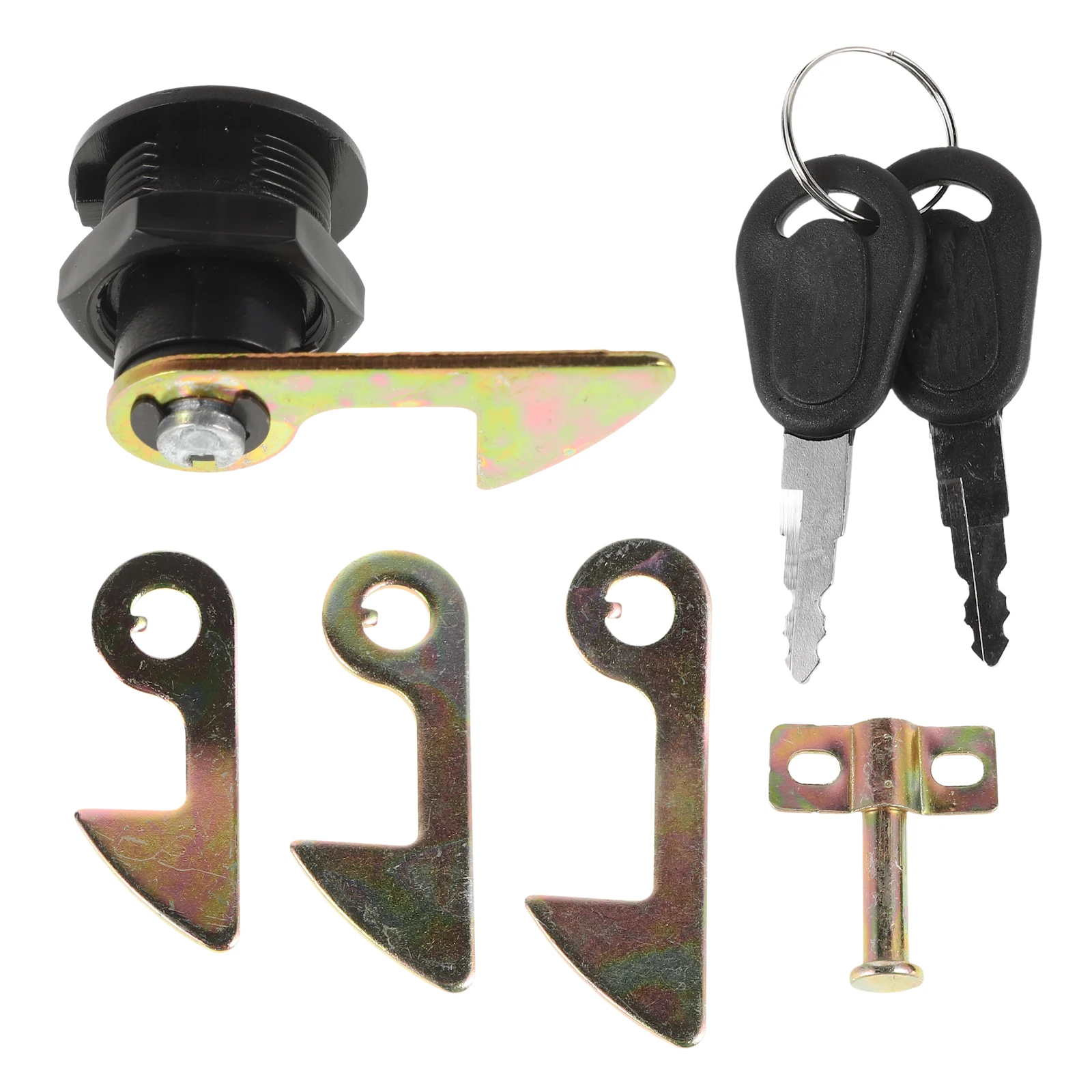 

Electric Motorcycle Trunk Black Anti Theft Zinc Alloy Storage Box Lock for Scooter Moped Replacement Tail Trunk