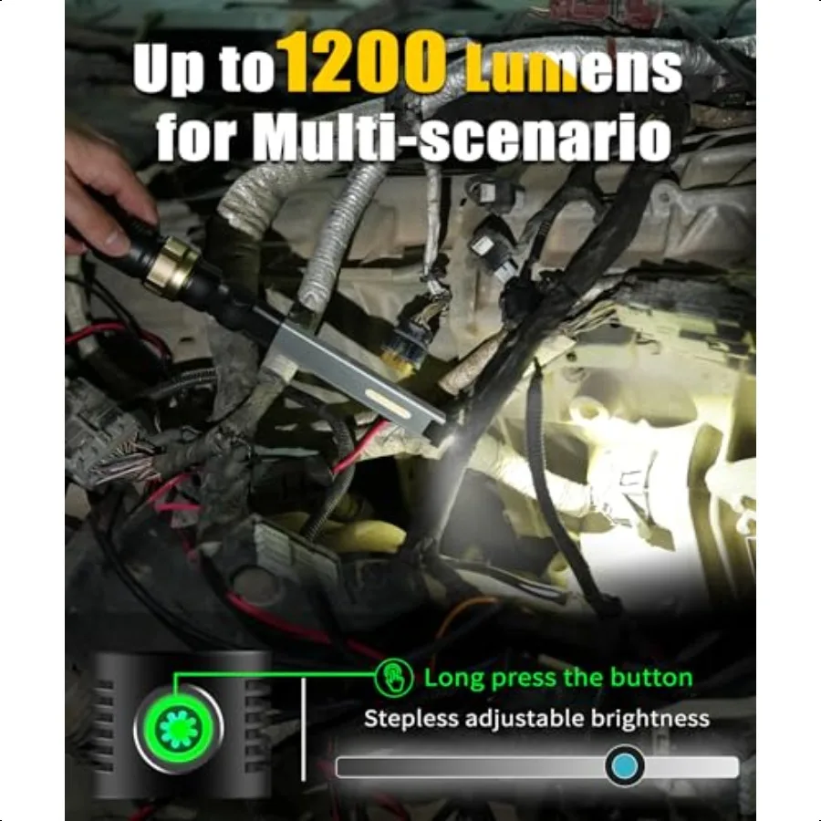 ضوء العمل القابل لإعادة الشحن LED ضوء العمل مصباح يدوي مغناطيسي