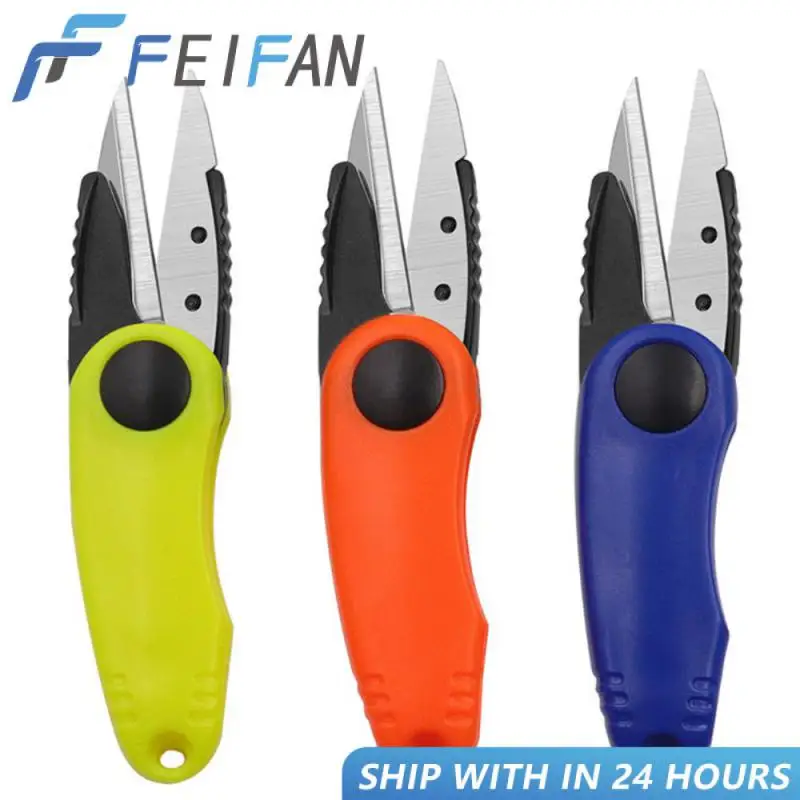 Fold Scissor Shrimp-Type Stainless Steel Fish Use Scissor Fishing Line Cut Clipper Multi-Purpose Fishing Tackle Outdoor Fishing