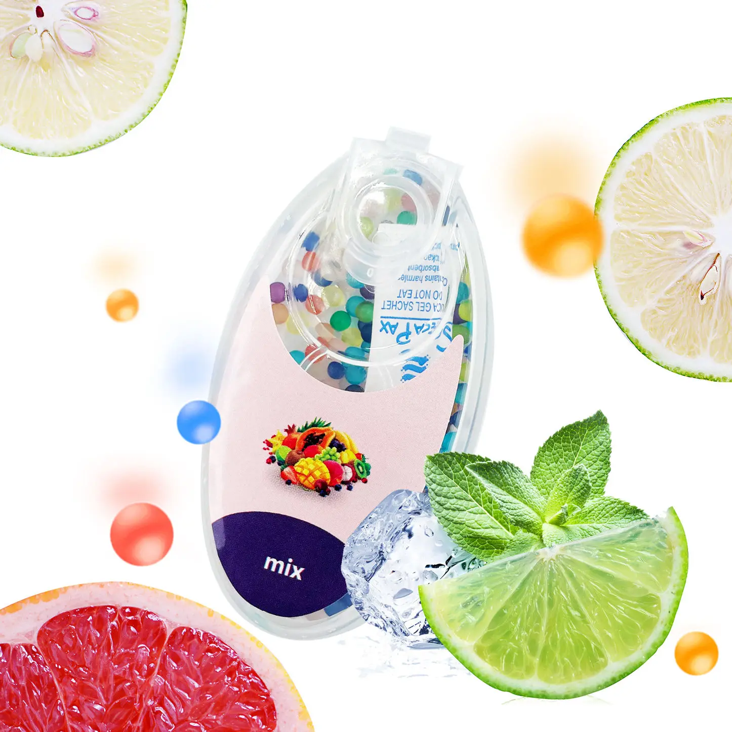 100pcs Vanilla Flavored Menthol Crush Flavor Ball Blast Bead Smoke Tobacco Cigarettes Capsules Burst Beads
