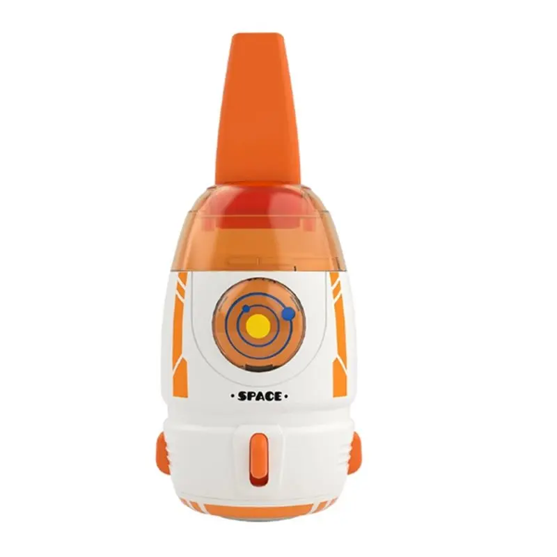 Electric Handheld Desktop Vacuum Cleaner USB Charging Little Rocket Shaped Eraser Scrap Keyboard Cleaner Scrubber