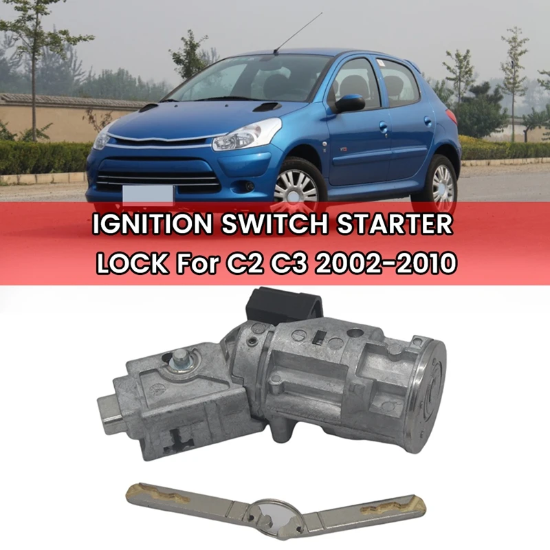 

Car IGNITION SWITCH STARTER LOCK For CITROEN C2 C3 2002-2010 C4 BERLINGO AL210 4162AG 4162.AG 4162PT