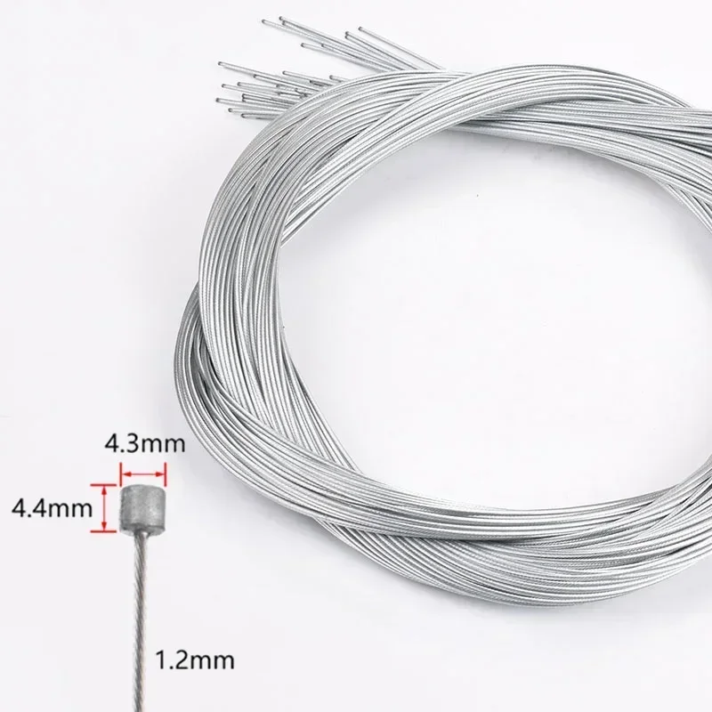 1.8/2M MTB Bicycle Brake Line Bicycle Derailleur Cable Line Core Fixed Gear Shifter Gear Brake Cable Set Core Inner Wire Parts