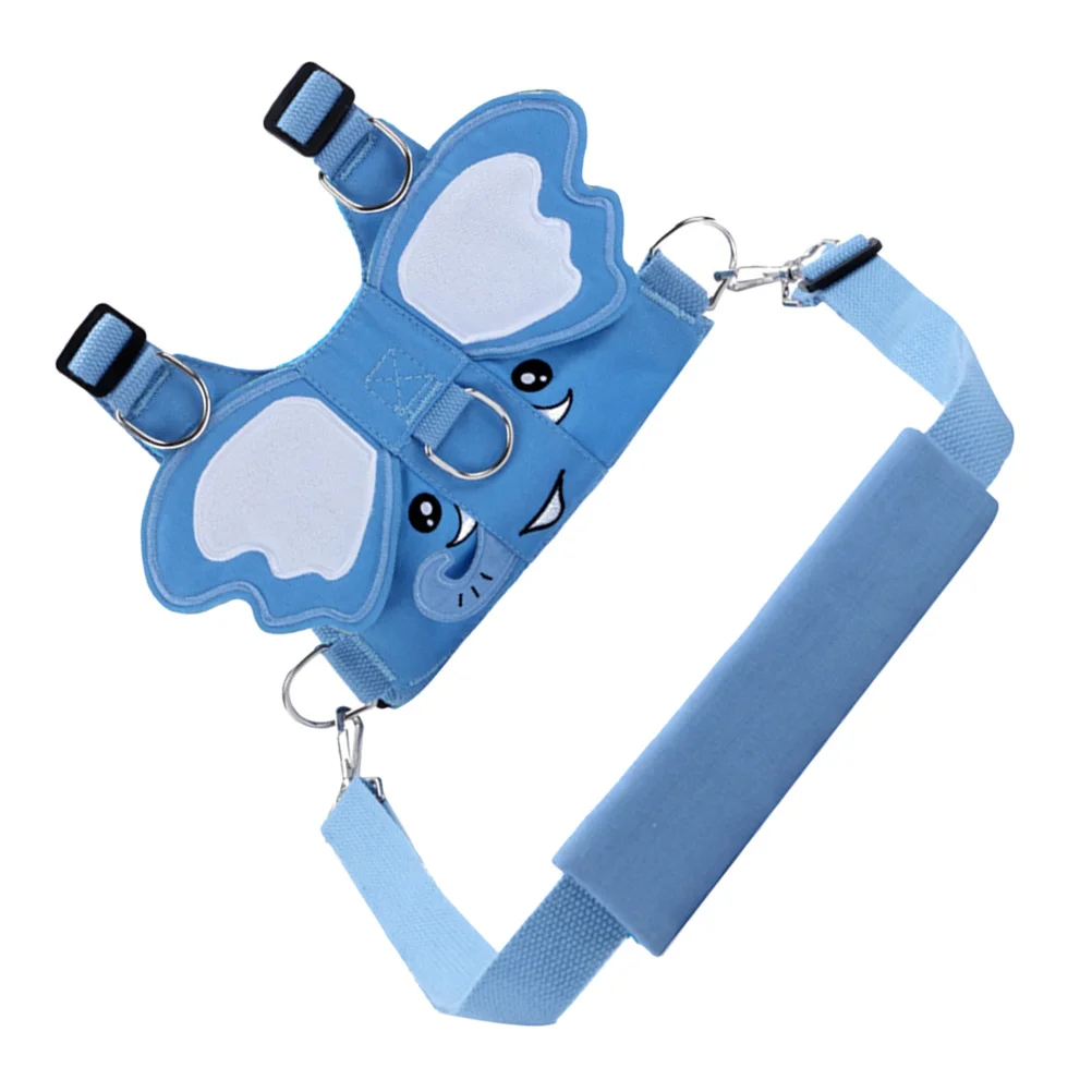 Поводок для малышей с рисунком слона, детский ремень безопасности, портативный легкий уличный детский поводок, рюкзак, ремень безопасности