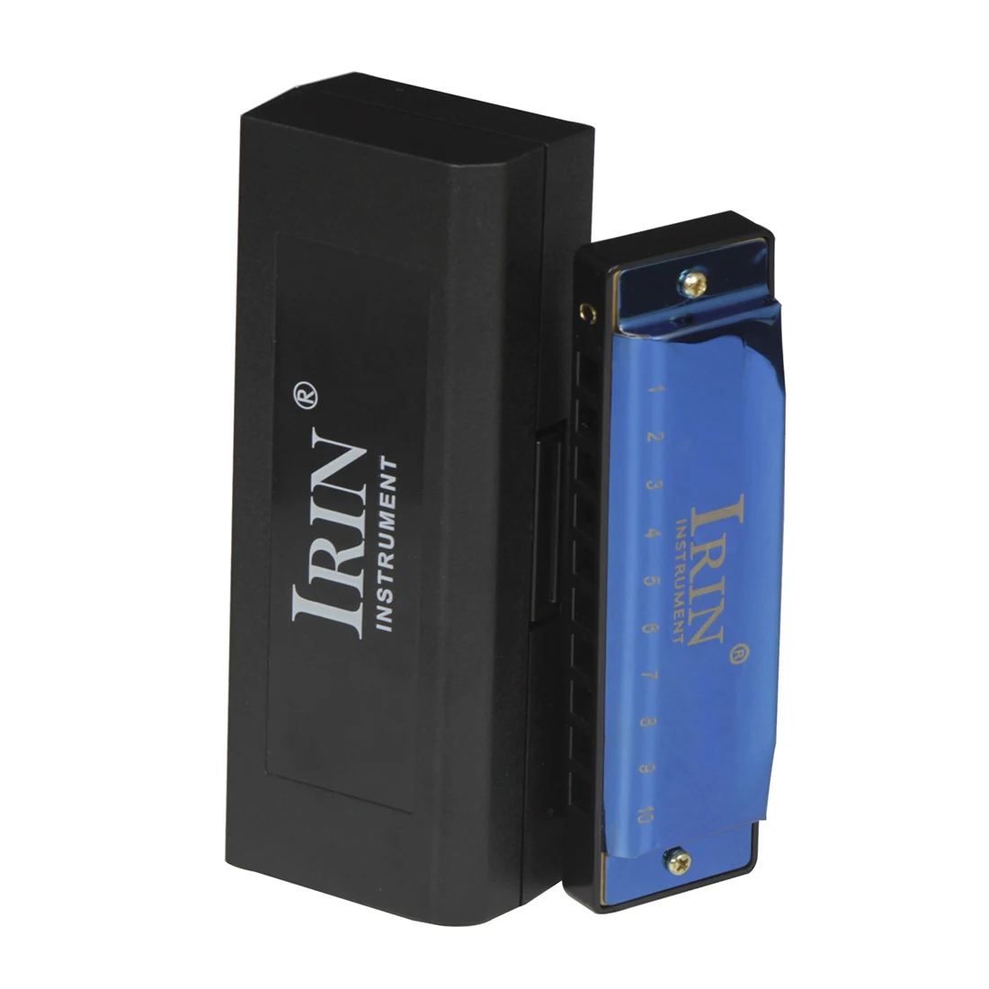 IRIN 10 Hole 20 Tone Harmonica C Key Metal Harmonica Woodwind Instruments for Professional Players Music Lovers Portable - view 3