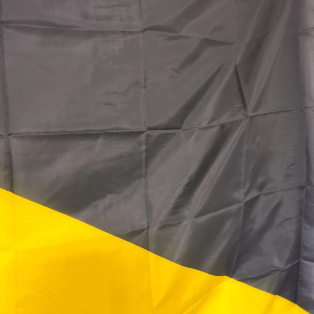 Black and Yellow Anarcho Flag, Capitalism, Capitalist Decoration, Outdoor Decor, 90x150cm