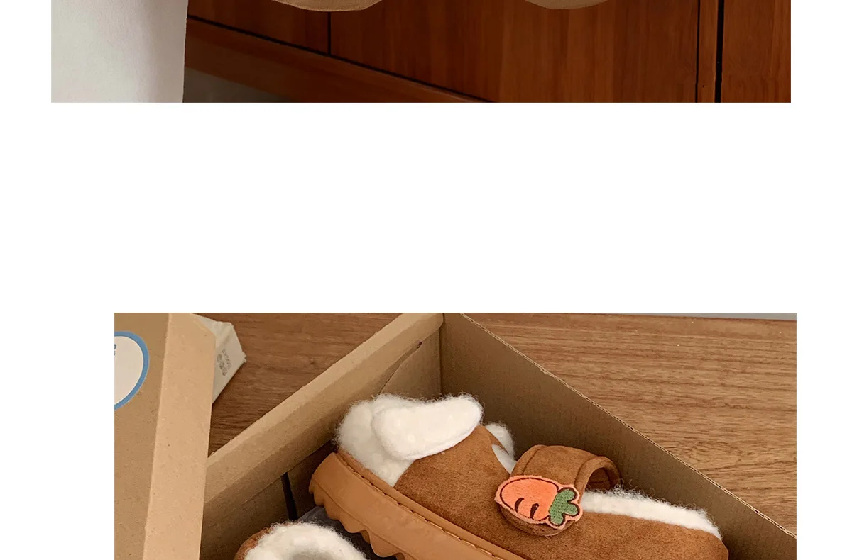 Neue schwarze flauschige Katzenpantoffeln für Damen, bezaubernde Tier-Schuhe, flauschige Hausschuhe, Damen-Winter-Plüsch-Mary-Jane-Slipper. – Detail 33