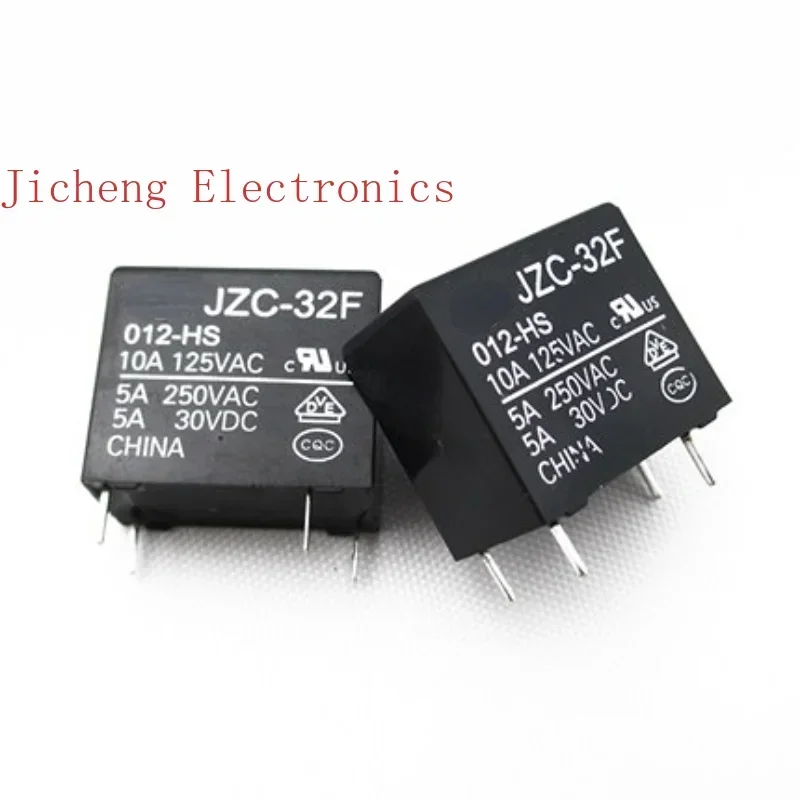 

5PCS Relay JZC-32F-012-4PIN5A JZC-32F-005-4PIN5A JZC-32F-024-4PIN5A JZC-32F-009-4PIN5A HF32F-G-012-4PIN10A JZC-32F-005-5PIN3A
