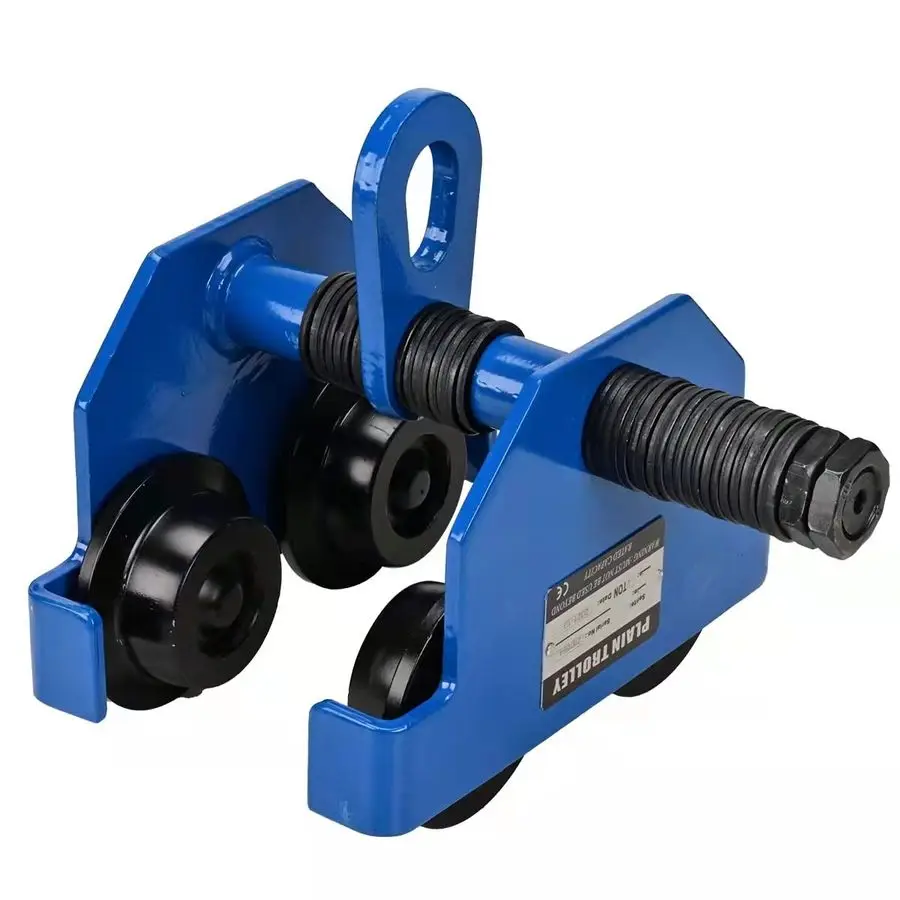 

TrolleysHeavy Duty 2200LBS CapacityPush Beam Trolley 36 in Adjustable FlangeCrane Lift Du Garage Hoist for Straight Curved I Bea