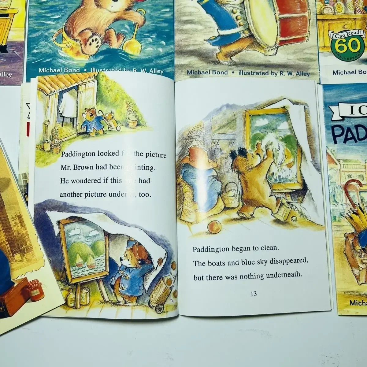 8 Volumes English Picture Book I Can Read Paddington Cartoon Storybook Kids Early Education Children's Learning Toy