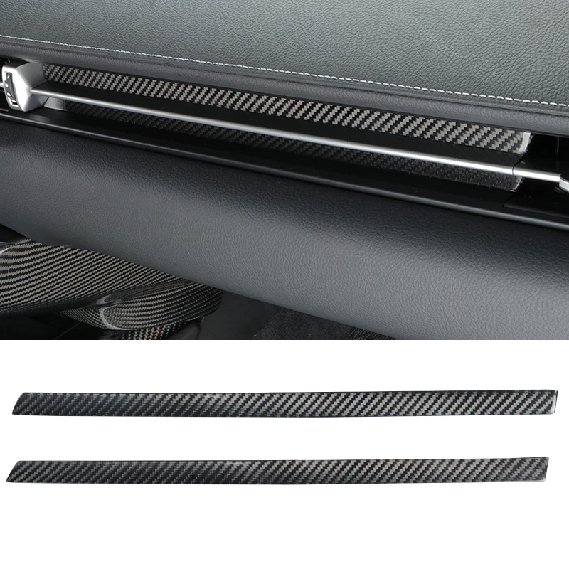 

Carbon Fiber Center Console Strip Trims Stickers For Supra A90 2019-2023 LHD Dashboard Side Cover Sticker, Interior Accessories