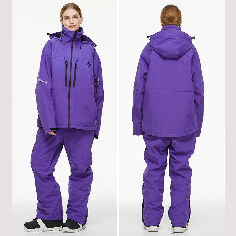 Pure, Men and Women, Winter Snow Wear, Ski Suit Sets, Snowboarding Suit, Ski Jackets and Pants, Ski Suit Jacket, Snow Clothes