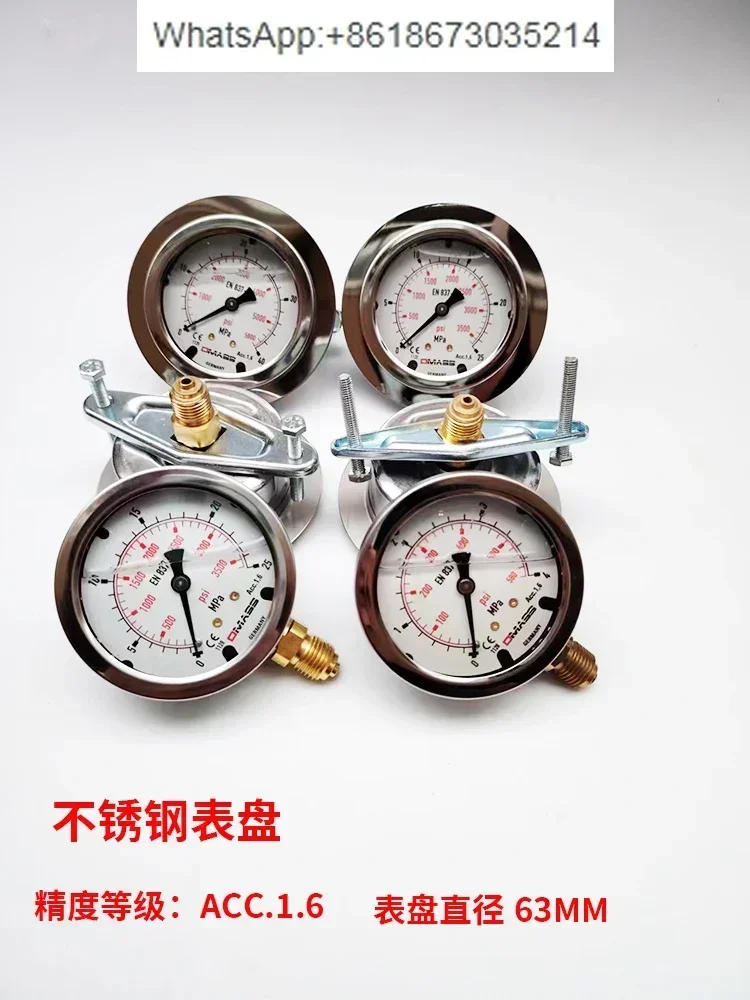 

Pressure DMASS excavator pressure hydraulic excavator seismic pressure gauge set