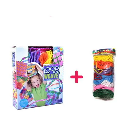 Made By Me Craft Loops Refill Pack - 210 Potholder Loom Loops In 7 Bright Colors, DIY Weaving Kit Refill For Kids
