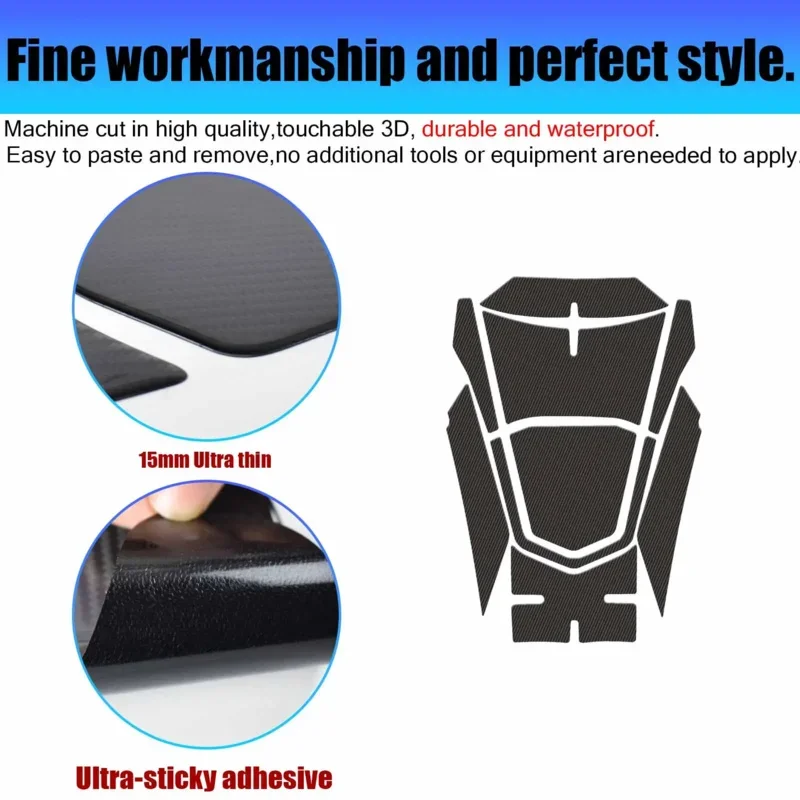 For Honda PCX 160 2021 PCX160 2022 3M Motorcycle Fuel Tank Pad Decal Gas Cap Oil Cover Protector Sticker Accessories Protection