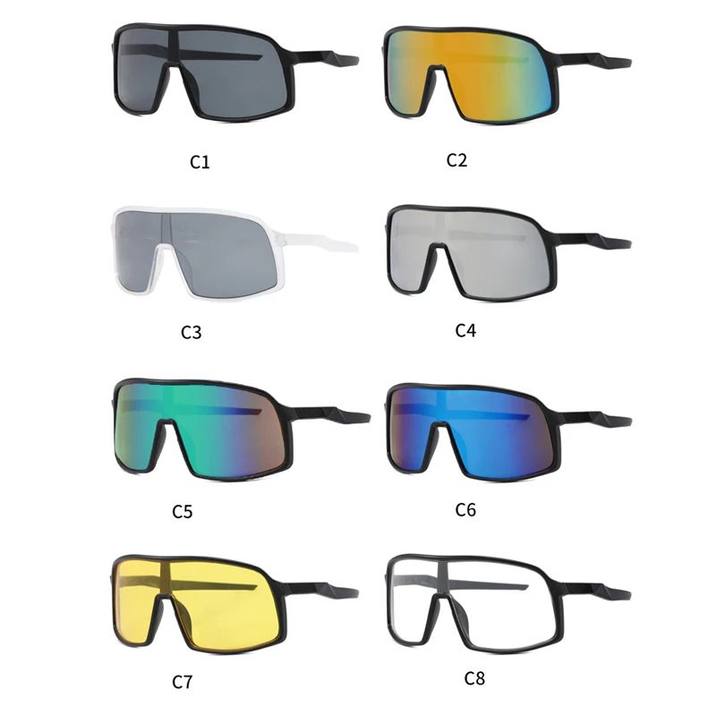 نظارات واقية موضة الرياضة الرجال النساء النظارات الشمسية الرجعية الدراجات نظارات شمسية خفيفة الوزن في الهواء الطلق نظارات UV400 نظارات #1