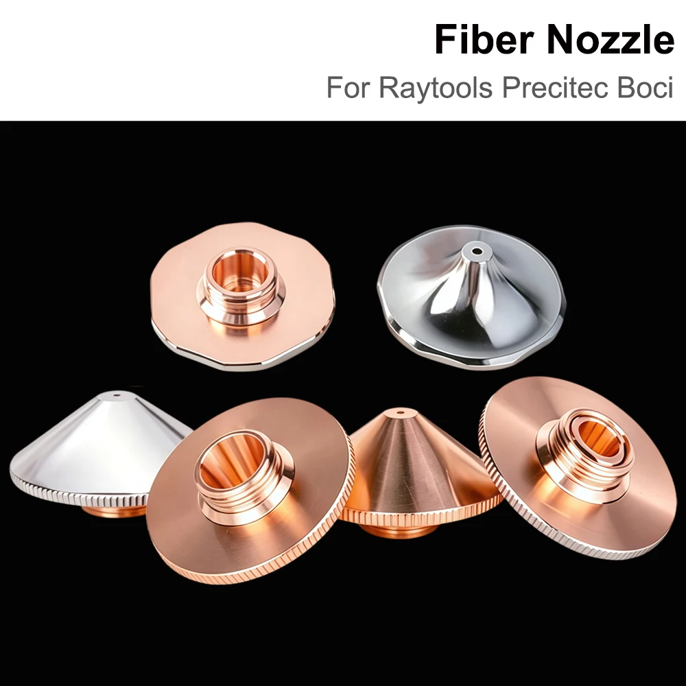 QDLASER Fiber Laser Cutting Nozzle D28 D32 H15 M11 M14 0.8-6.0mm for Raytools Precitec Boci Metal Cutter Machine Parts