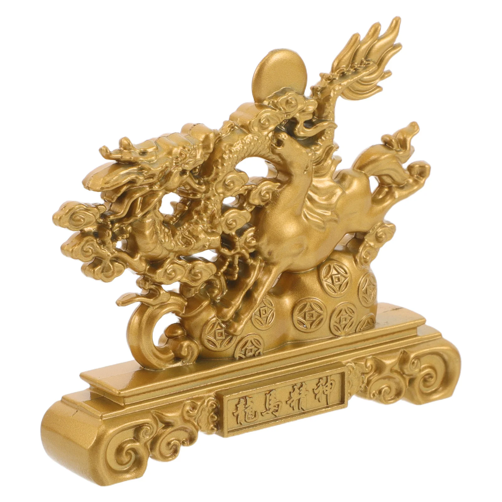 

Chinese New Year Zodiac Horse Sculpture Standing Fortune Ornament Feng Shui Desktop Decoration Year of The Horse Symbol