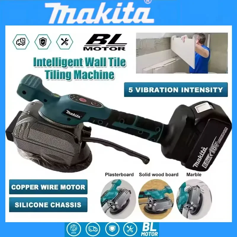 

Makita Cordless Tile Intelligent Wall Tile Tiling Machine Tile Vibration Leveling Machine Power Tools For Makita 18V Battery