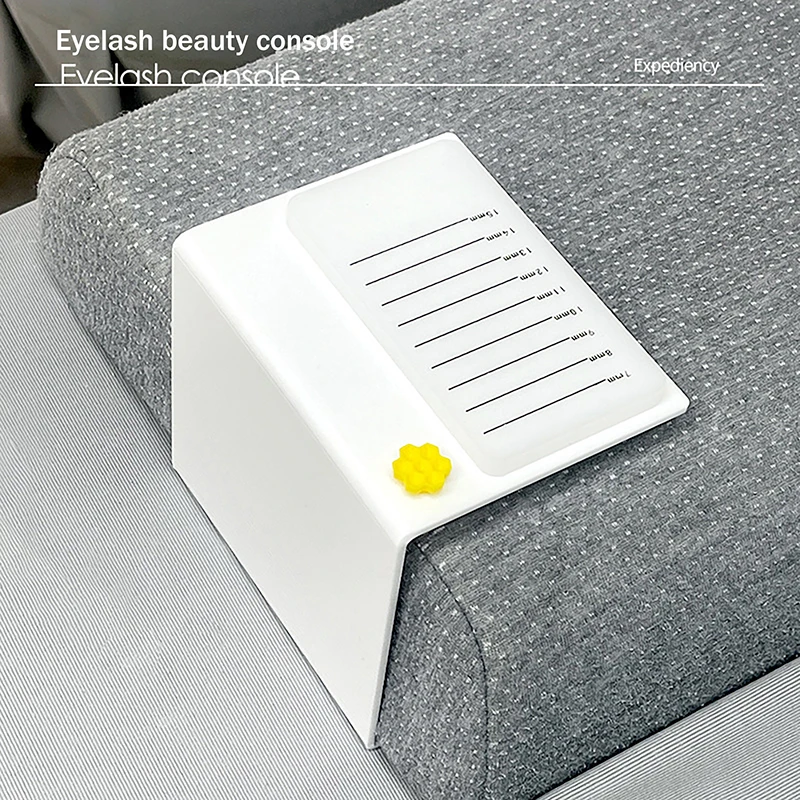 Cuscino per ciglia Console Supporto per estensione ciglia Strumento Professionale Riutilizzabile Conveniente Console portatile Supporto per colla per ciglia