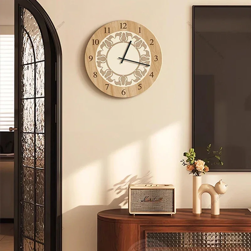 

Nordic Vintage Wall Clocks Decoration Electronic Luxury Living Room Wall Clocks Silent Simple Design Home Decor Duvar Saati LLWC