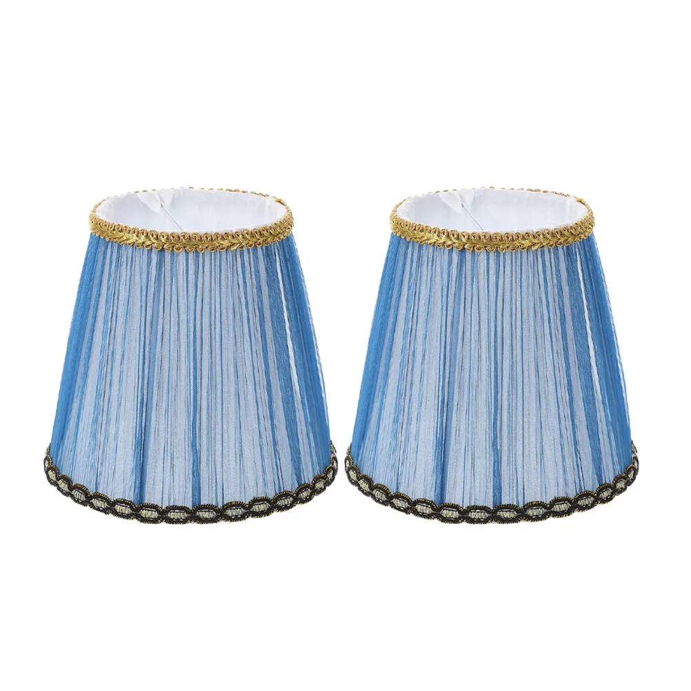 2Pcs Fabric Lampshade Clip on Versatile for Bedroom Living Room Dining Area Table Desk Floor Lamp Light Diffuser Comfortable