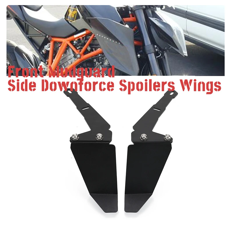 Motorcycle Parts Front Mudguard Downforce Spoilers WIing For 1290 Superduke 1290 Super Duke R RR EVO 2018- 2023 2022 2021 2020