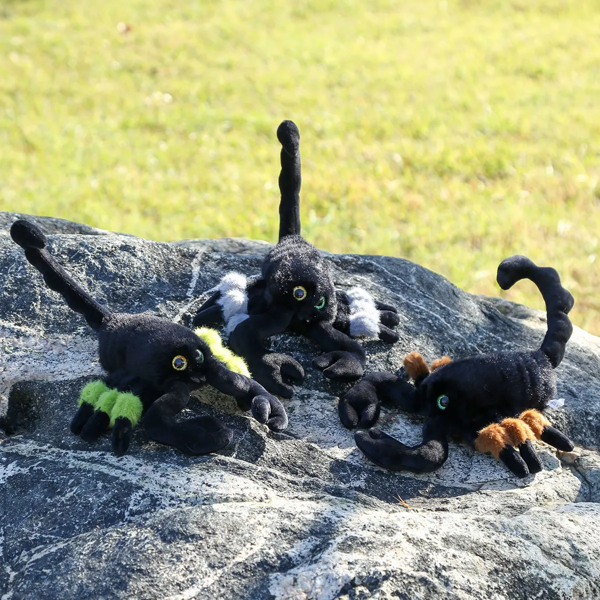 

Ants and Scorpions New Halloween Black Funny Home Decor Cartoon Plush Courtyard Trick Toy