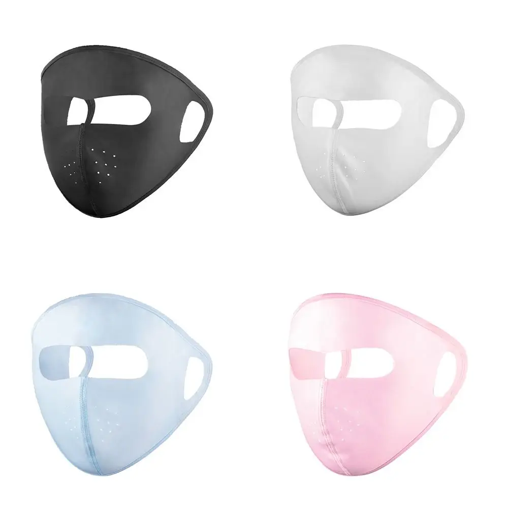 

Summer Sunscreen Mask Outdoor Face Shield Thin Sunscreen Veil Sun Protection Solid Color Face protection Womne Sun Hats