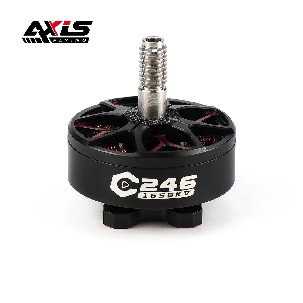 

Бесщеточный двигатель AxisFlying C246 для FPV Drone 1650KV 1850KV 2050KV 6S/2650KV 4S Подходит для 5-дюймовых/6-дюймовых дронов