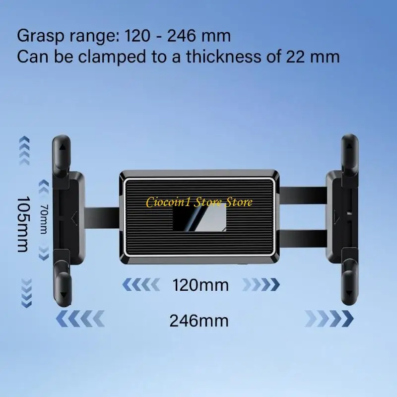 A3PC Slip Proof Flexible Sketching Phone Mount Stand Holder Safe Side Adjustable Height Full Rotation Side Safety For Artists