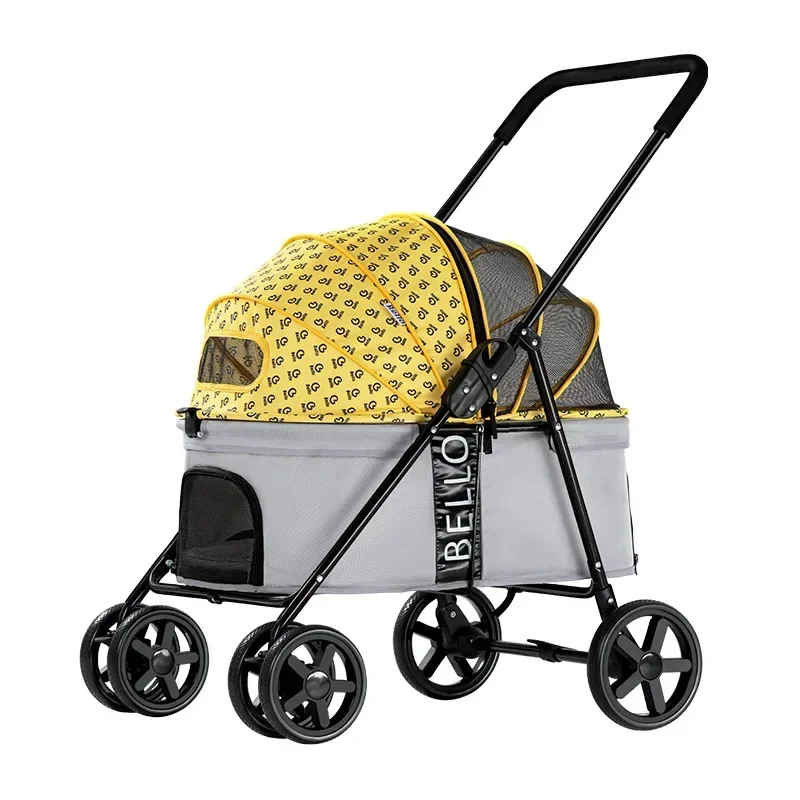 

%a FOR Bello BL09-M Pet Cart Foreign Trade Lightweight Folding Pet Cat Trolley Stroller Accessories