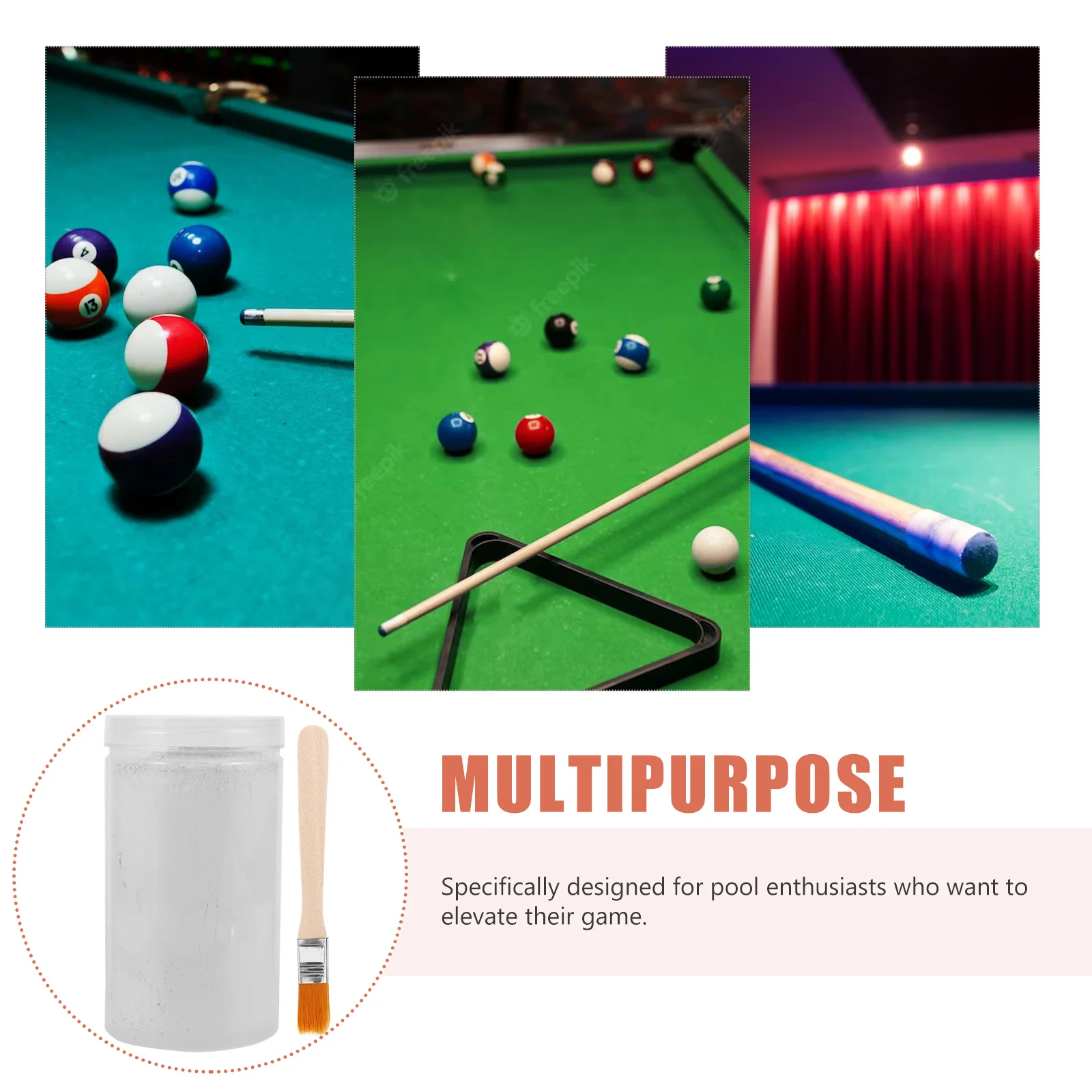 

1Set Pool Talcum Powder Improve Grip and Accuracy Dry Hand Powder Essential Accessory for Billiard Table Enthusiasts