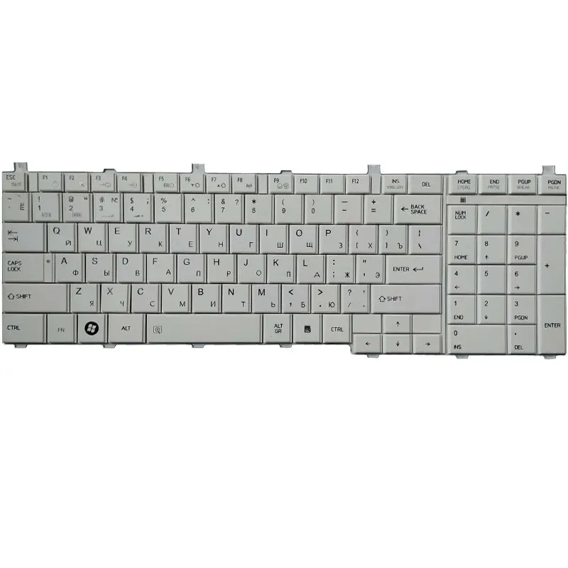 New Russian Keyboard For Toshiba Satellite L655 L655D C650 C655 C655D C660 C660D C650D L650 C670 L650D L755  RU Keyboard Black
