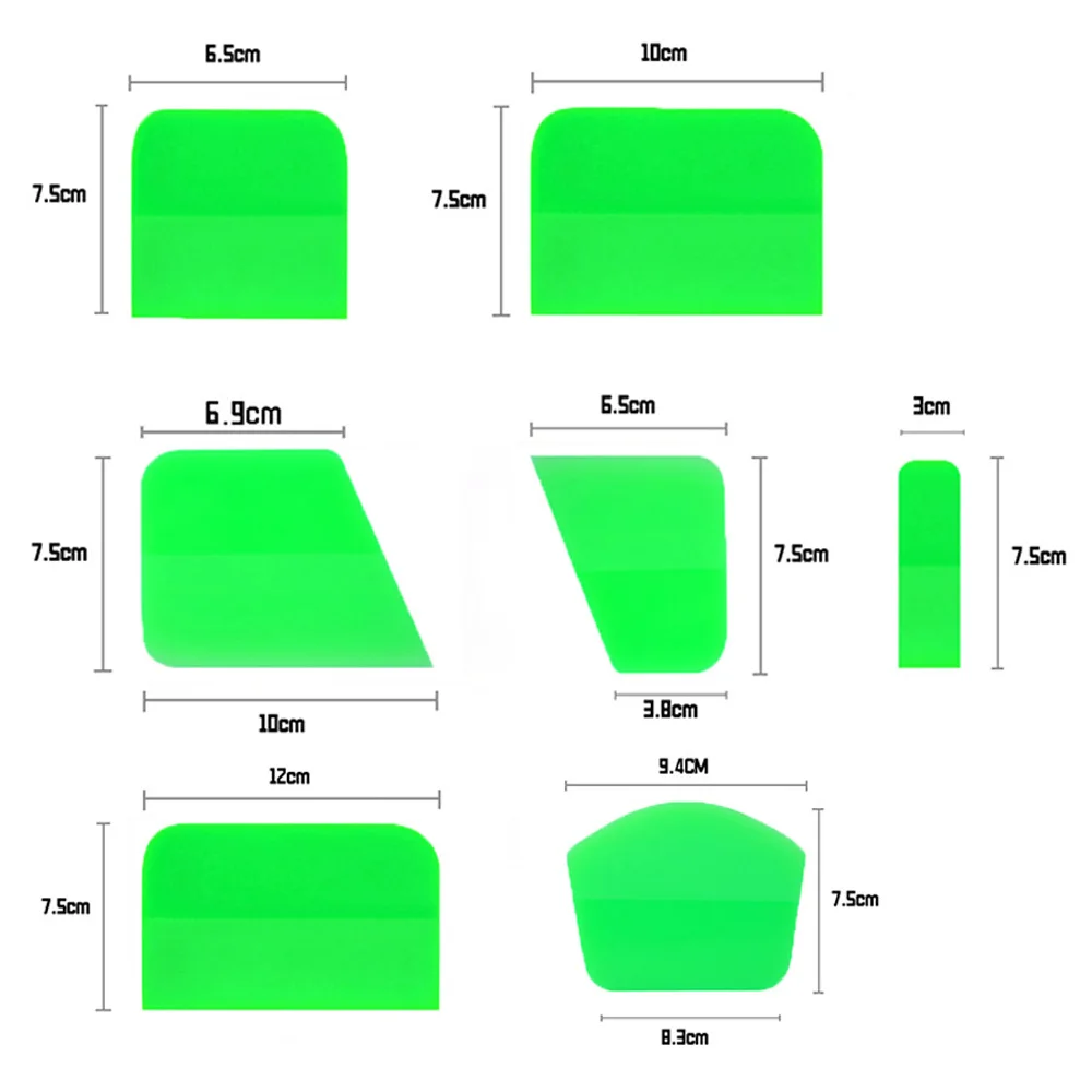 Ściągaczka Miękka samochodowa folia TPU PPF Instalacja ściągaczki Narzędzie do czyszczenia samochodów Narzędzie do przyciemniania szyb Idealne do
