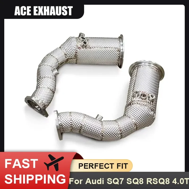 ACE Auspuffrohr Sport-Downpipe für Audi SQ7 SQ8 RSQ8 URUS 4.0T Mit Katalysator Hochleistungssysteme Verlustfreie Installation – Detail 4