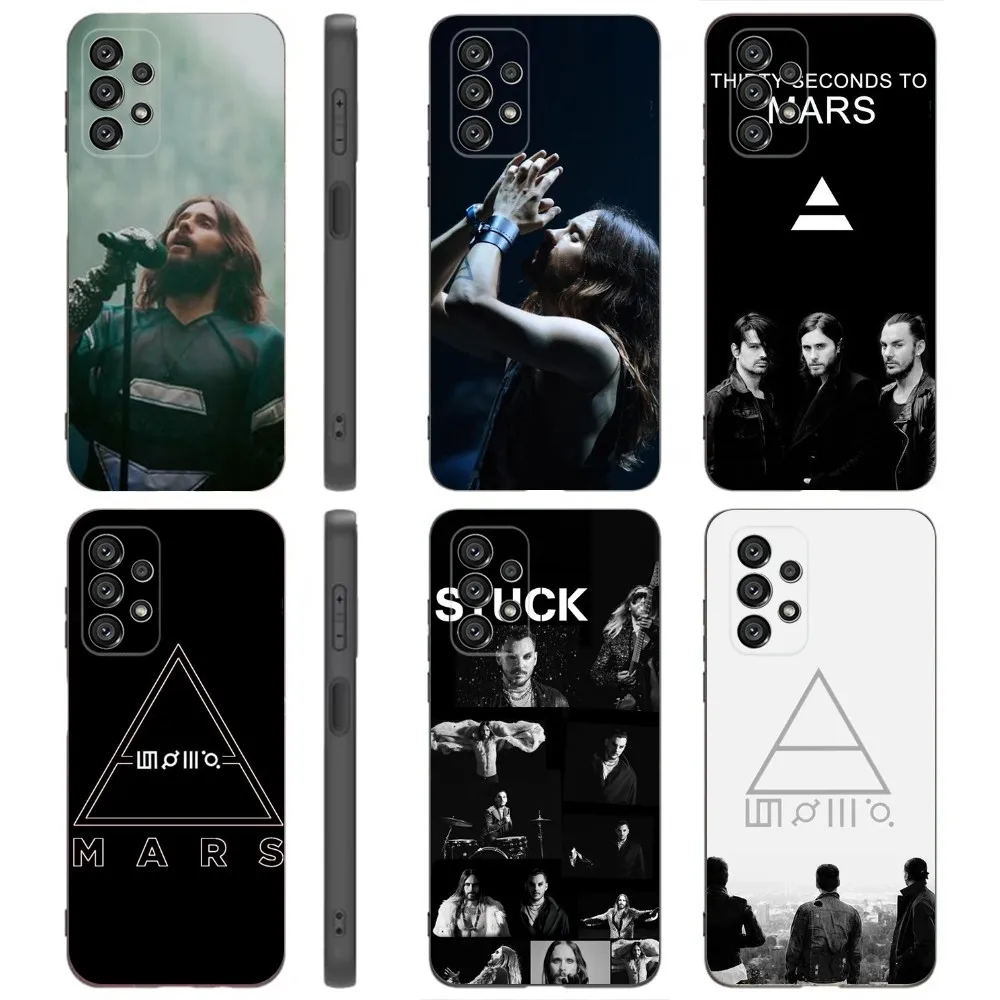 30 S-Second To Mars 30stm  Phone Case For Samsung Galaxy A91,A80,A73,A72 ,A71,A53A52,A32 ,A31A22,A21s,A20,Black Cover