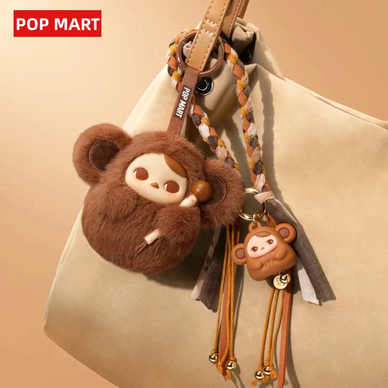 

POPMART Pucky Tap Tap Babies Series: Виниловый плюшевый брелок-сюрприз в закрытой коробке, милый трендовый подарок для девушки на день рождения, брелок для ключей